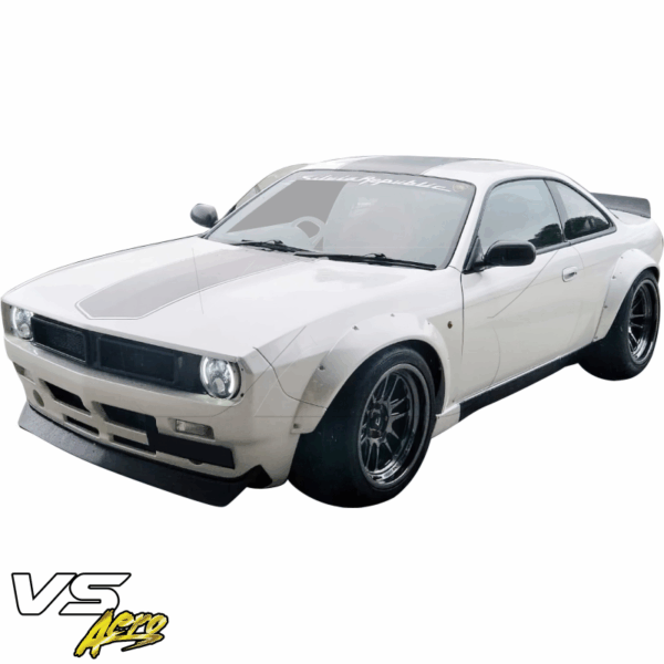 VSaero FRP TKYO Boss Wide Body Hood for Nissan 240SX (S14) 1995-1998 - Image 3