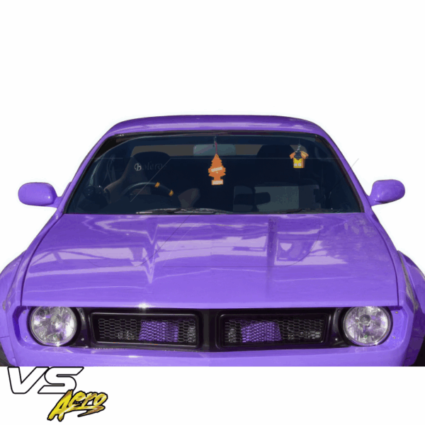 VSaero FRP TKYO Boss Wide Body Hood for Nissan 240SX (S14) 1995-1998 - Image 5