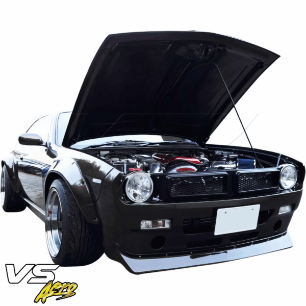 VSaero FRP TKYO Boss Wide Body Hood for Nissan 240SX (S14) 1995-1998 - Image 24