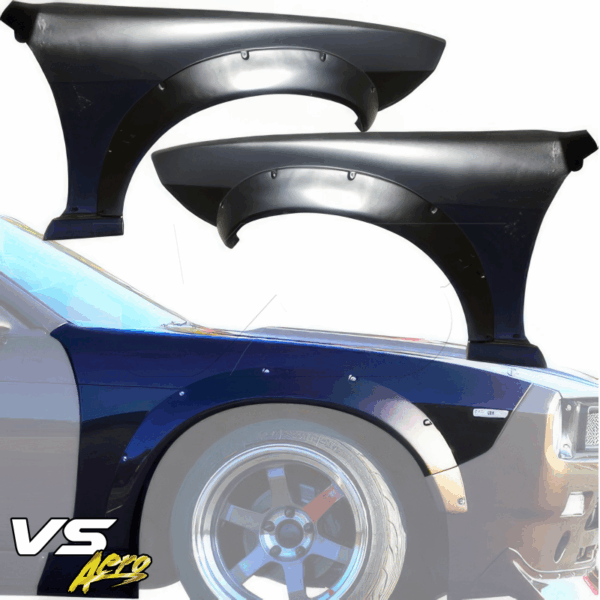 VSaero FRP TKYO Boss Wide Body Fenders (front) 50mm for Nissan 240SX (S14) 1995-1998 - Image 5