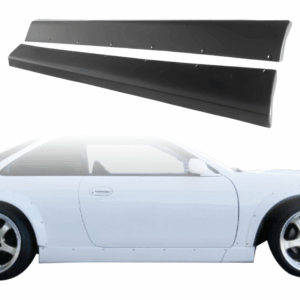 VSaero FRP TKYO Boss Wide Body Side Skirts for Nissan 240SX (S14) 1995-1998
