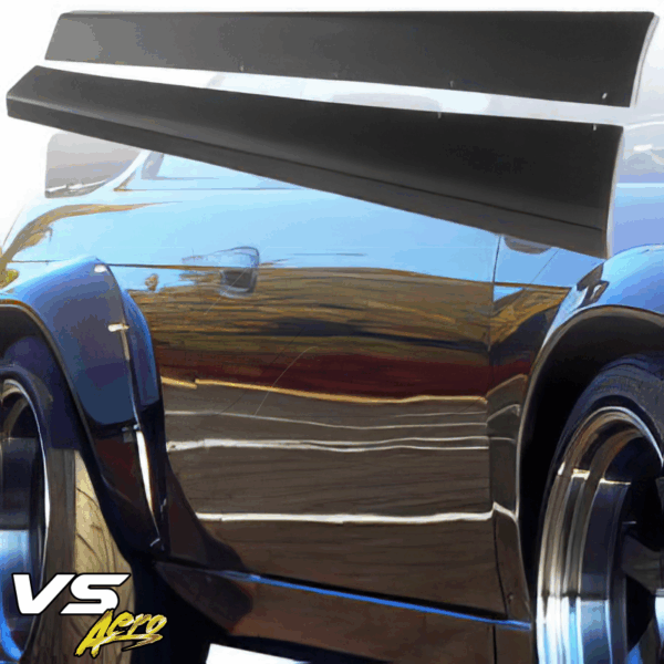 VSaero FRP TKYO Boss Wide Body Side Skirts for Nissan 240SX (S14) 1995-1998 - Image 6