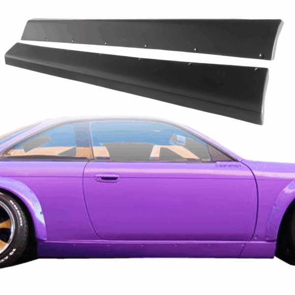 VSaero FRP TKYO Boss Wide Body Side Skirts for Nissan 240SX (S14) 1995-1998 - Image 7