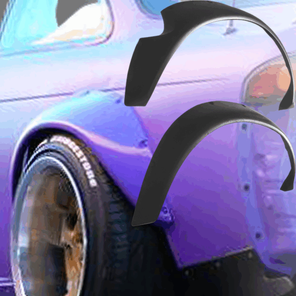 VSaero FRP TKYO Boss Wide Body Fender Flares (rear) 75mm for Nissan 240SX (S14) 1995-1998 - Image 7