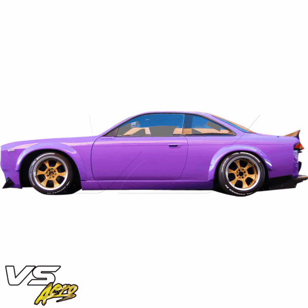 VSaero FRP TKYO Boss Wide Body Fender Flares (rear) 75mm for Nissan 240SX (S14) 1995-1998 - Image 10