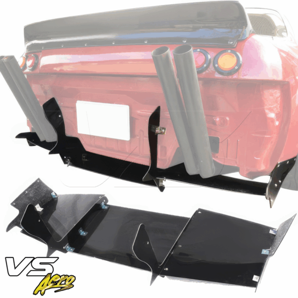 VSaero Plastic TKYO Boss Diffuser for Nissan 240SX (S14) 1995-1998 - Image 15