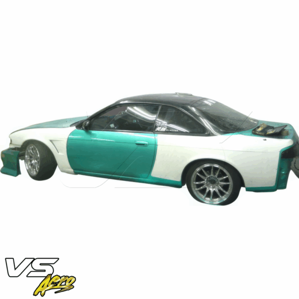 VSaero FRP MSPO Wide Body Fenders Set 25/30mm for Nissan 240SX (S14) 1995-1996 - Image 3