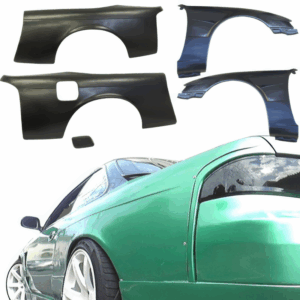 VSaero FRP MSPO Wide Body Fenders Set 25/30mm for Nissan 240SX (S14) 1997-1998