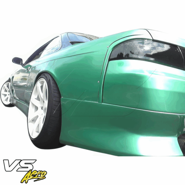 VSaero FRP MSPO Wide Body Fenders Set 25/30mm for Nissan 240SX (S14) 1997-1998 - Image 2