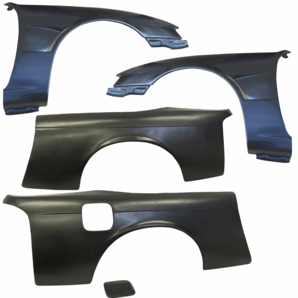 VSaero FRP MSPO Wide Body Fenders Set 25/30mm for Nissan 240SX (S14) 1997-1998 - Image 3