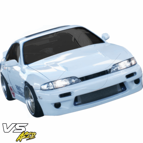 VSaero FRP TKYO v1 Front Bumper for Nissan 240SX (S14) 1995-1996 - Image 3