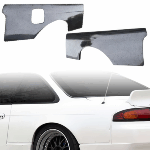 VSaero FRP TKYO v1 Wide Body Fenders (rear) 30mm for Nissan 240SX (S14) 1995-1998
