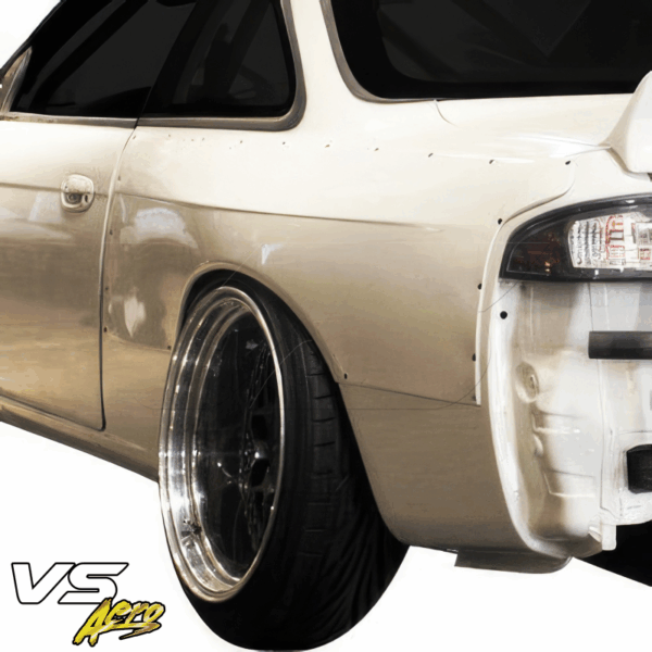 VSaero FRP TKYO v1 Wide Body Fenders (rear) 30mm for Nissan 240SX (S14) 1995-1998 - Image 2