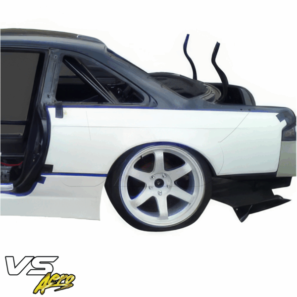 VSaero FRP TKYO v1 Wide Body Fenders (rear) 30mm for Nissan 240SX (S14) 1995-1998 - Image 4