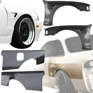 VSaero FRP TKYO v1 Wide Body Fender Set 4pc 30/30mm for Nissan 240SX (S14) 1995-1996