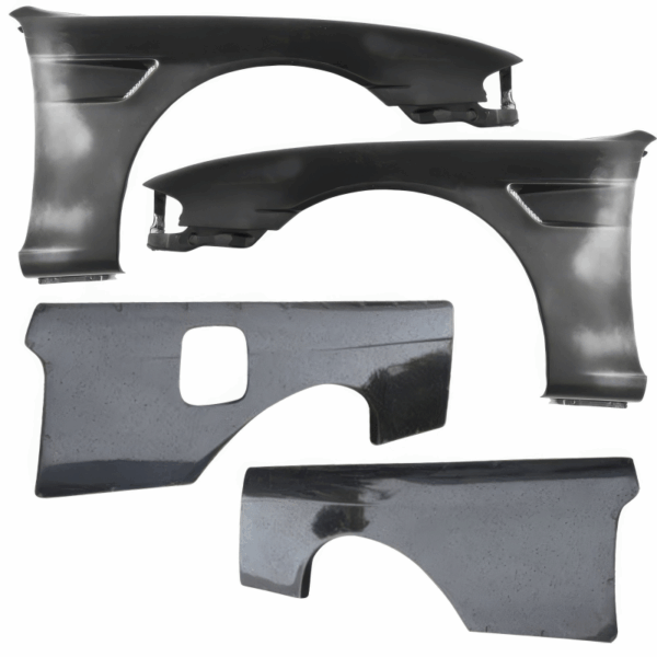 VSaero FRP TKYO v1 Wide Body Fender Set 4pc 30/30mm for Nissan 240SX (S14) 1995-1996 - Image 2