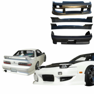 VSaero FRP WOR9 Body Kit 4pc for Nissan 240SX 1989-1994 > 2dr Coupe