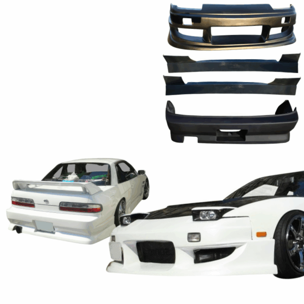 VSaero FRP WOR9 Body Kit 4pc for Nissan 240SX 1989-1994 > 2dr Coupe
