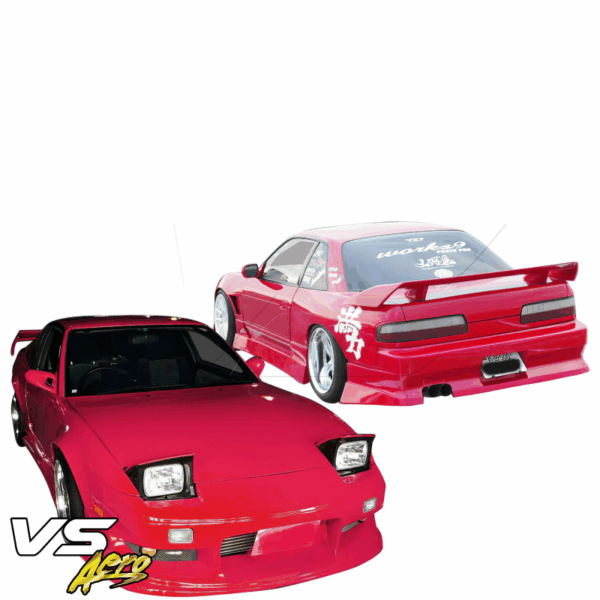 VSaero FRP WOR9 Body Kit 4pc for Nissan 240SX 1989-1994 > 2dr Coupe - Image 5