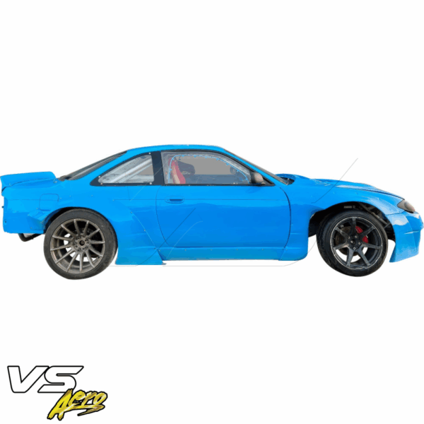 VSaero FRP TKYO v2 Wide Body S14.5 Conversion Fenders (front) for Nissan 240SX (S14) 1995-1996 - Image 3