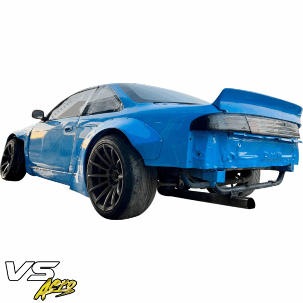 VSaero FRP TKYO v2 Wide Body S14.5 Conversion Fenders (front) for Nissan 240SX (S14) 1995-1996 - Image 4