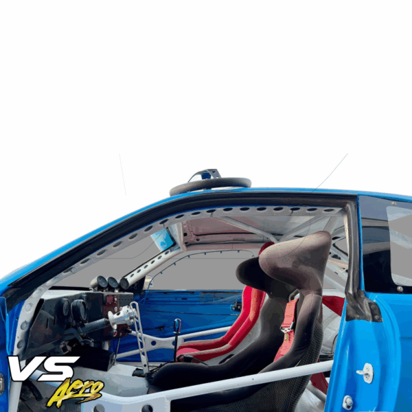 VSaero FRP TKYO v2 Wide Body S14.5 Conversion Fenders (front) for Nissan 240SX (S14) 1995-1996 - Image 6